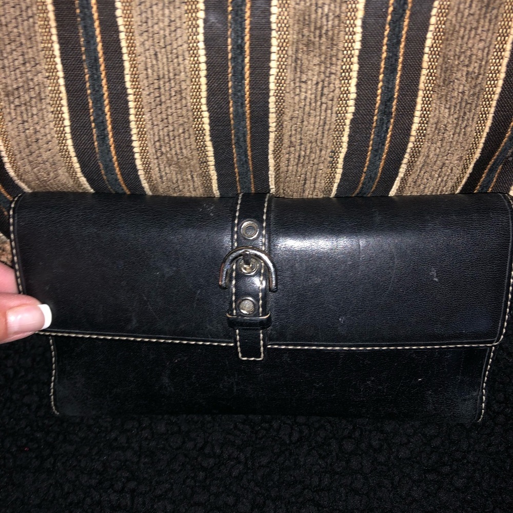 Black coach wallet